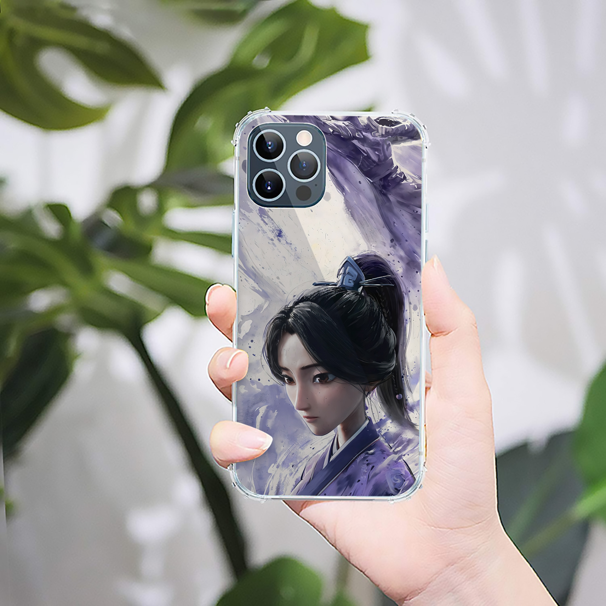 （画像用） Ne Zha 2 ナタ 魔童の大暴れ 【iPhone 12シリーズ対応】透明スマホケース（クリアソフトケース）